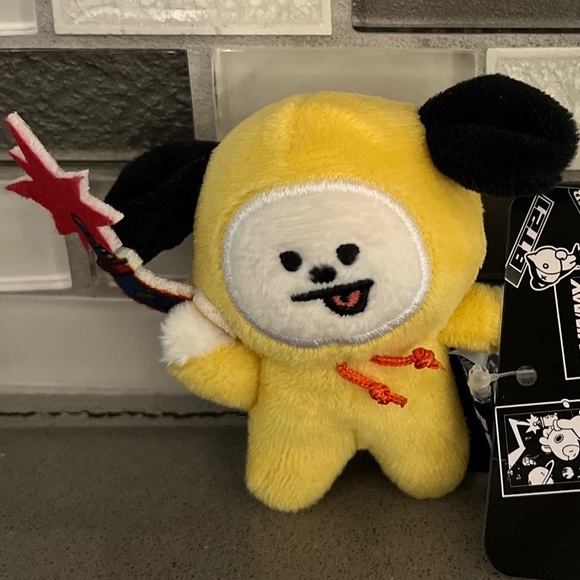 Official BT21 Line Friends SPACE CHIMMY Plush /  Jimin BTS / Kawaii / 3” / NEW - Picture 2 of 16